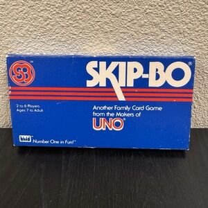 Vintage NOS Sealed 1982 Skip‑Bo Card Game No. 1050 – International Games